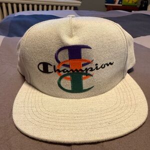 Supreme Red and Black Tag on Gray Cap